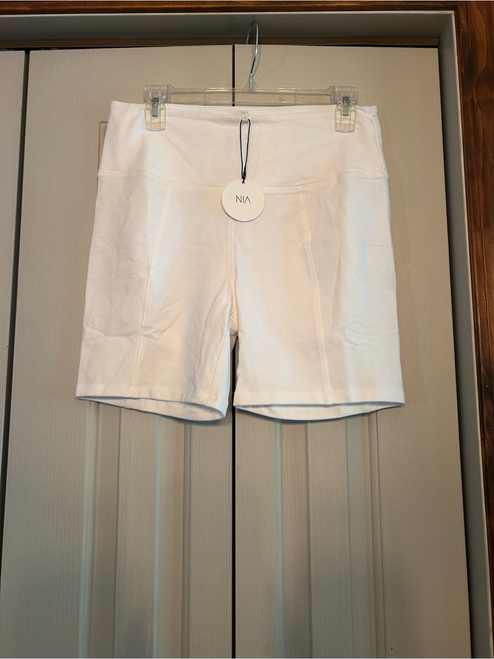NIA Women's White Bike Shorts